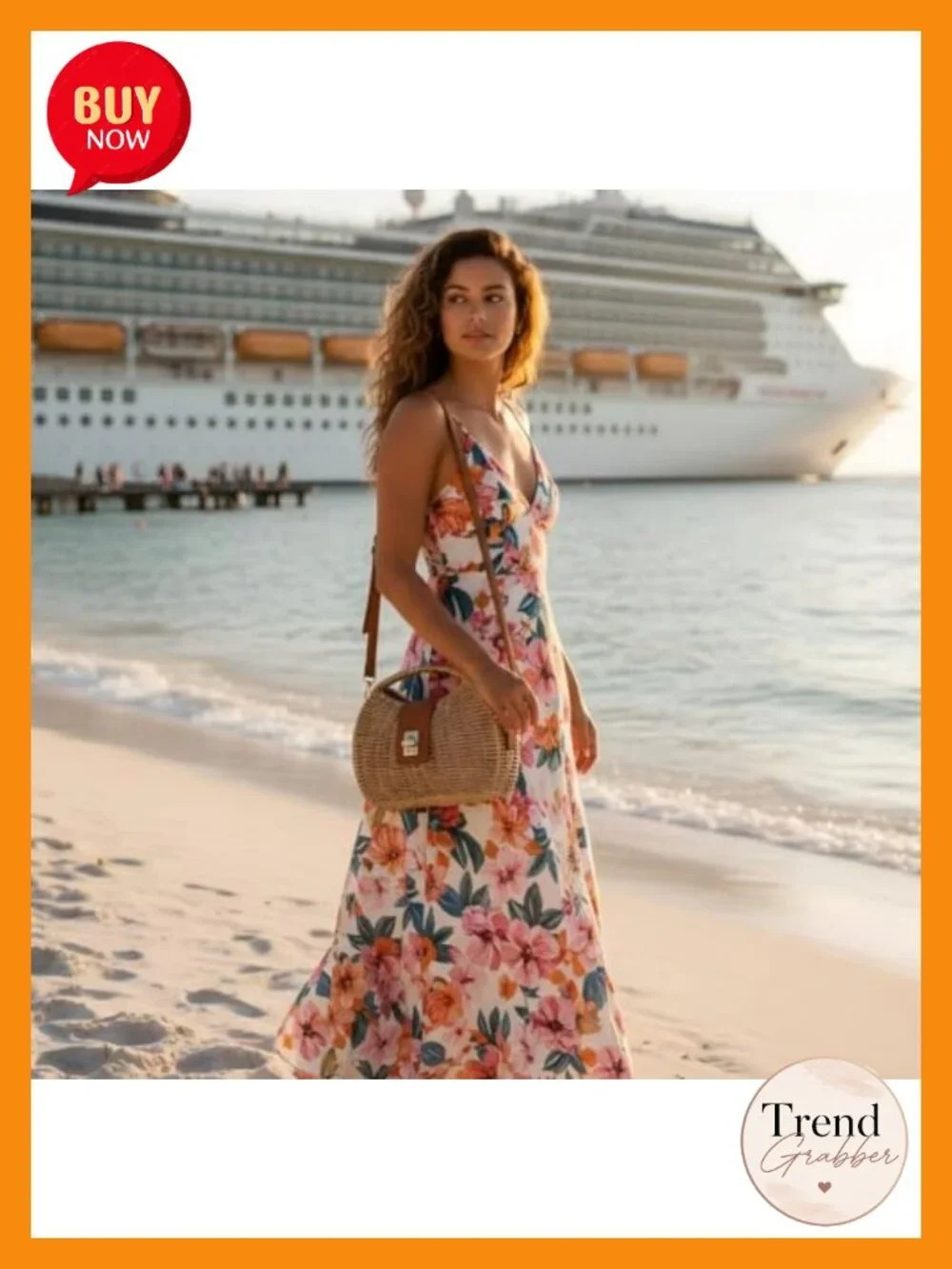 Woven Straw Crossbody Bag with PU Flap | Top Handle Rattan Handbag for Beach